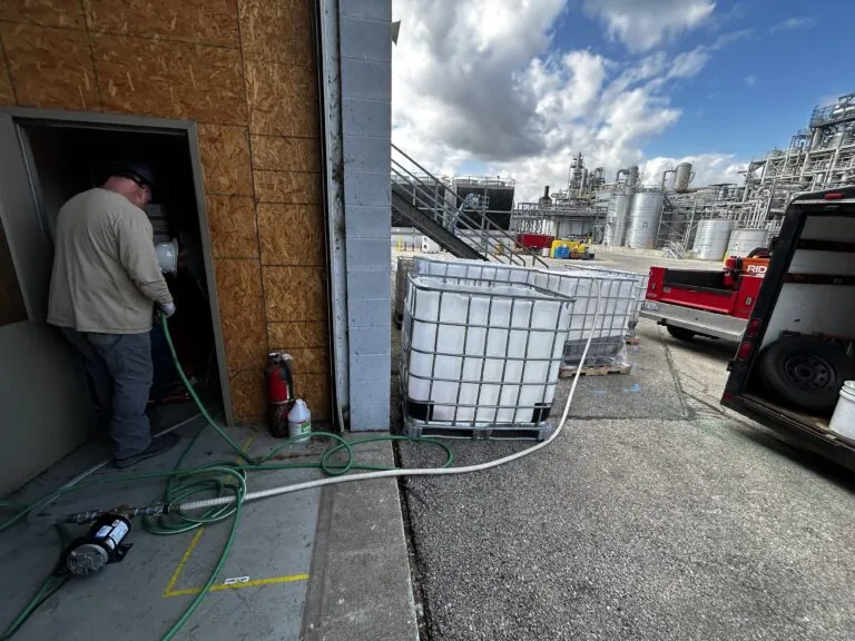 AFFF transition at industrial facility