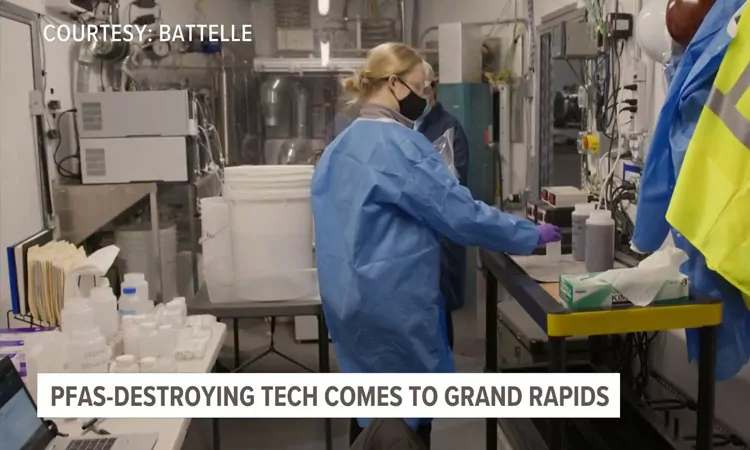 WZZM13 – PFAS-destroying technology comes to Grand Rapids wastewater treatment plant